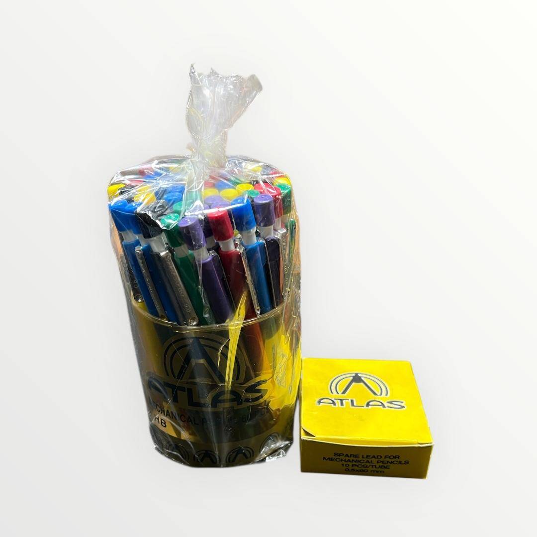 Atlas Rondi 0.5 Uçlu Çıt Çıtlı Kalem Ve Ucu Set.Tam Dolu Kutular AOB4941 - 4