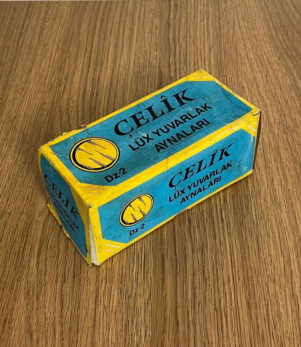 Çelik Lüx Yuvarlak Aynaları Kısmen Dolu Kutu.1990s AOB4813 - 3