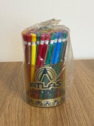 Atlas Rondi Kalem .Tam Dolu Kutu 1990s AOB4812 - 4