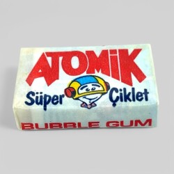 ATOMİK KENT 1980 Ler Örümcek Kahramanlı Karikatürlü Sakız SKZ713 - Gökçekoleksiyon