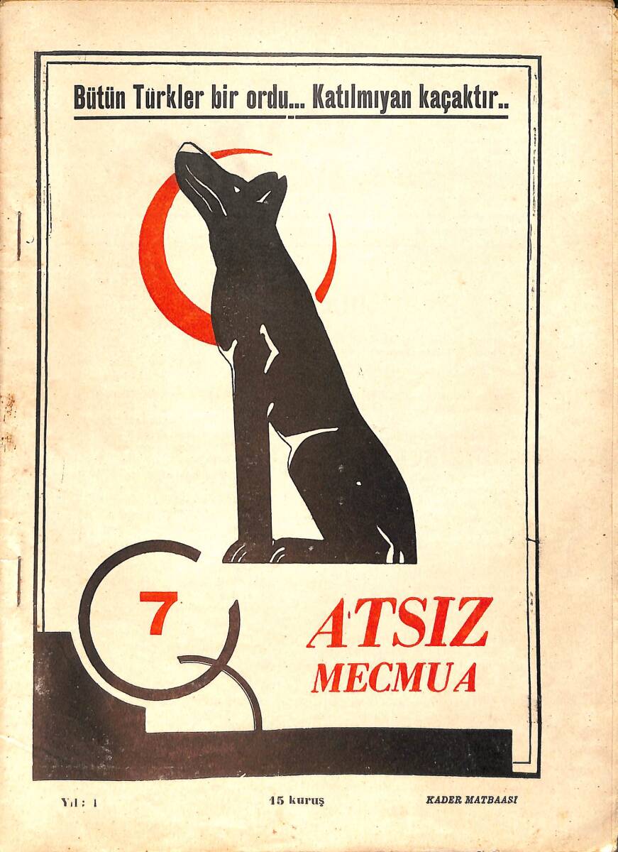 ATSIZ Mecmua Sayı:7, 15 Kasım 1931 - Kapitalizm Buhranı NDR93696 - 1