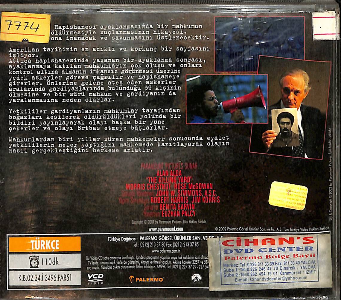 Attica Hapishanesi VCD Film (İkinci El) VCD27508 - 2