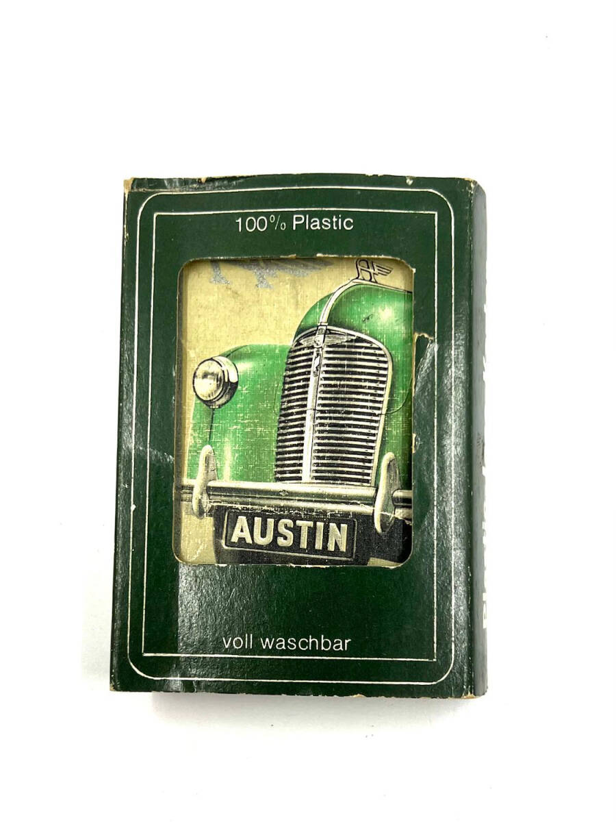 Vintage Austin Reklamlı İskambil Kağıdı – Plastic Jass Karten | Kutusunda AOB4210 - 1