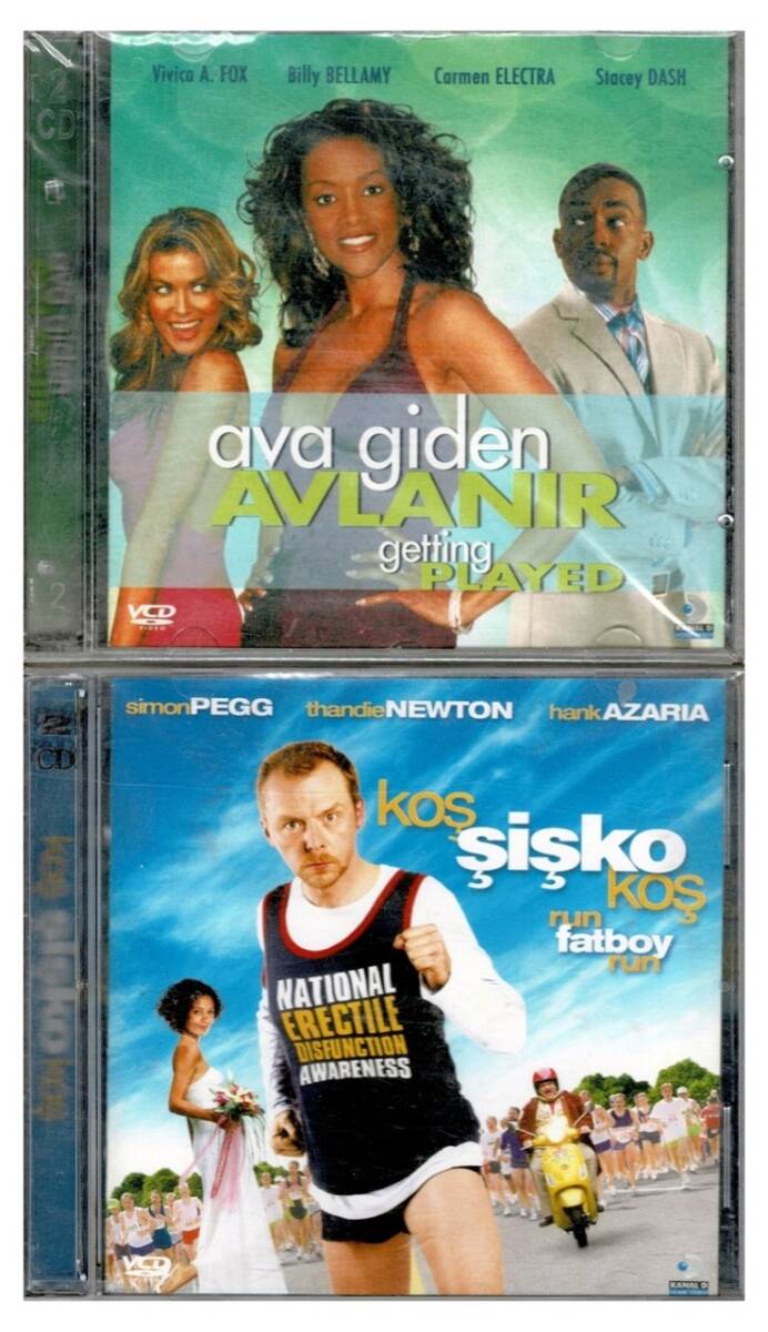 Ava Giden Avlanır Koş Şişko Koş - 2 Adet VCD Film VCD877 - 1