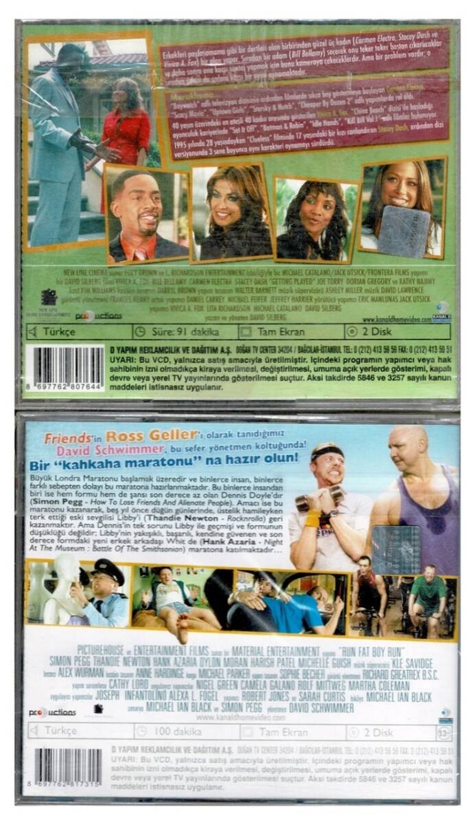 Ava Giden Avlanır Koş Şişko Koş - 2 Adet VCD Film VCD877 - 2