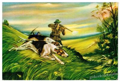Avcılık Temalı Kartpostal KRT4450 - 1