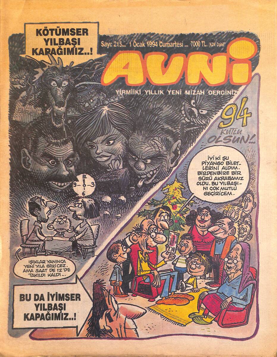 Avni Mizah Dergisi 1 Ocak 1994 Sayı 215 NDR95249 - 1