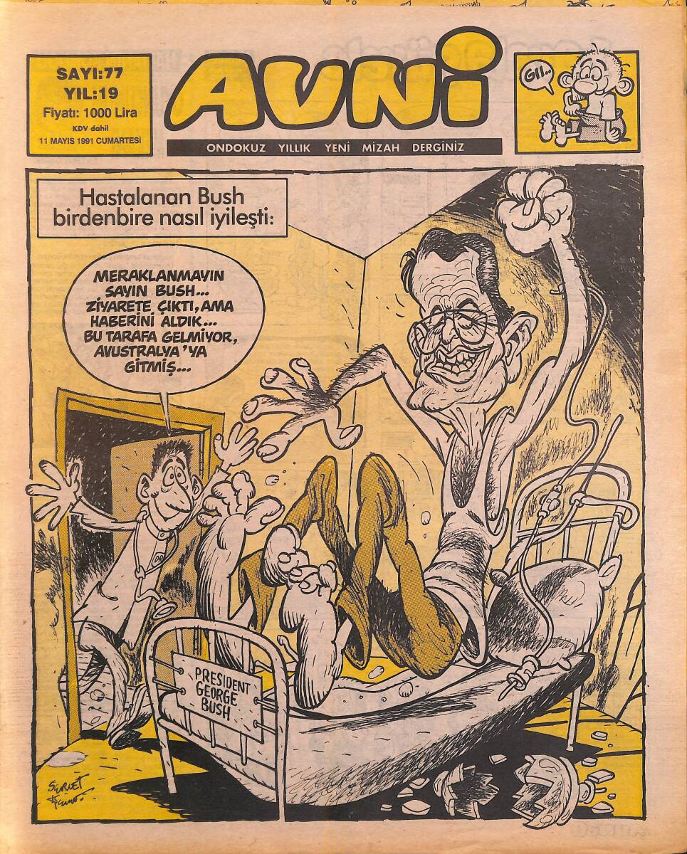 Avni Mizah Dergisi 11 Mayıs 1991 Sayı 77 NDR94986 - 1