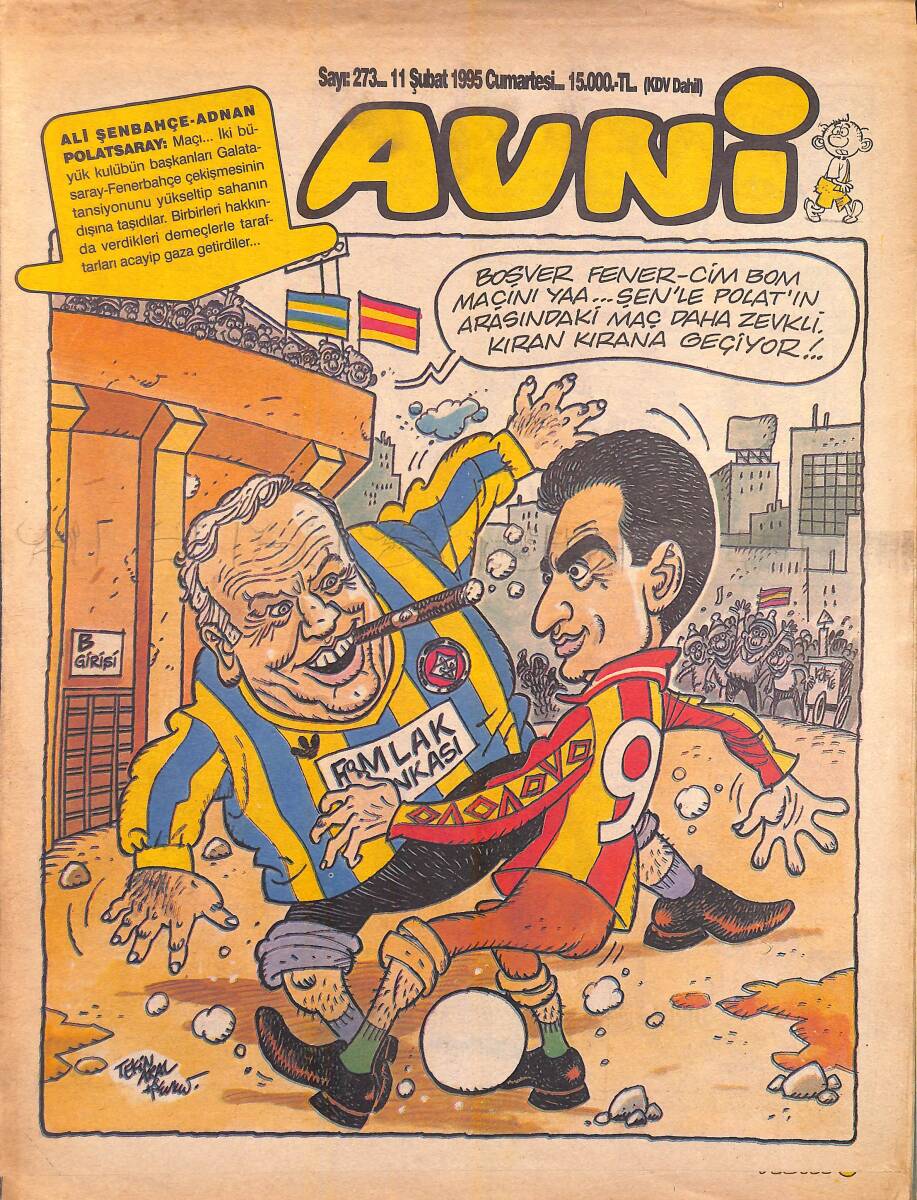 Avni Mizah Dergisi 11 Şubat 1995 Sayı 273 NDR95205 - 1