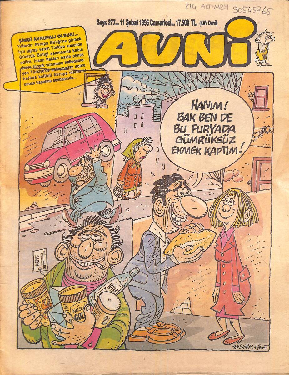 Avni Mizah Dergisi 11 Şubat 1995 Sayı 277 NDR95035 - 1
