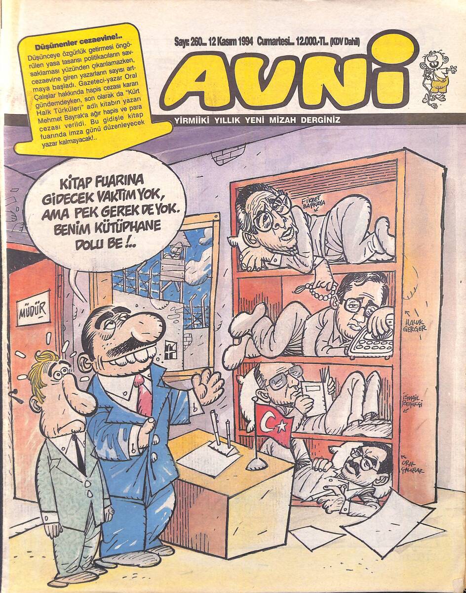 Avni Mizah Dergisi 12 Kasım 1994 Sayı 260 NDR95215 - 1