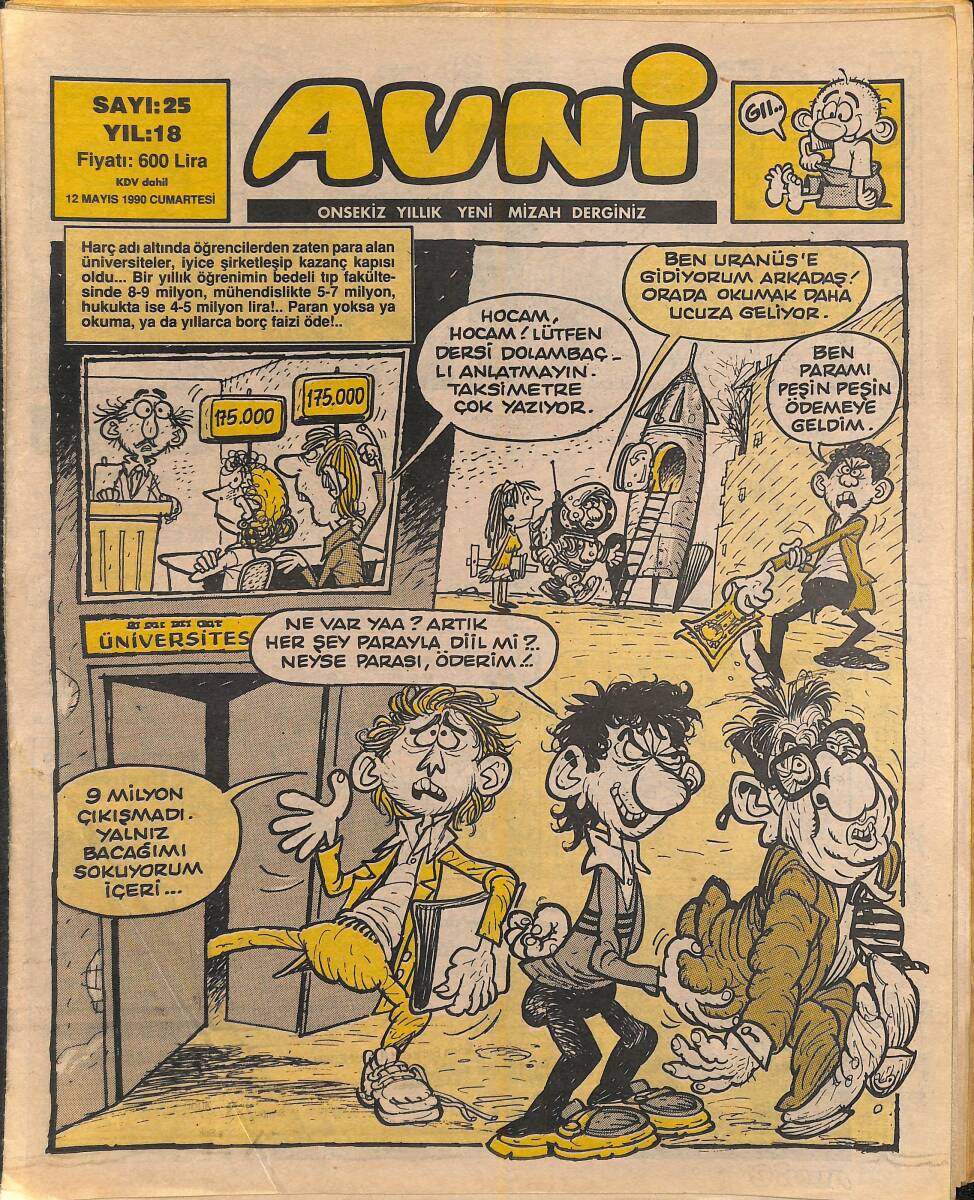 Avni Mizah Dergisi 12 Mayıs 1990 Sayı 25 NDR94941 - 1
