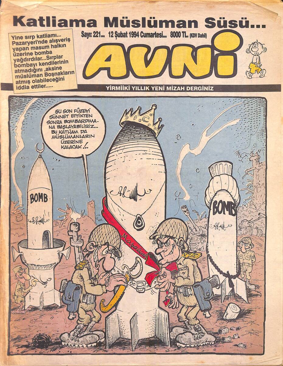Avni Mizah Dergisi 12 Şubat 1994 Sayı 221 NDR95192 - 1