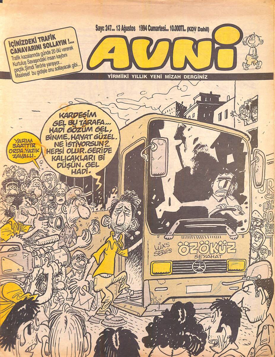 Avni Mizah Dergisi 13 Ağustos 1994 Sayı 247 NDR95182 - 1