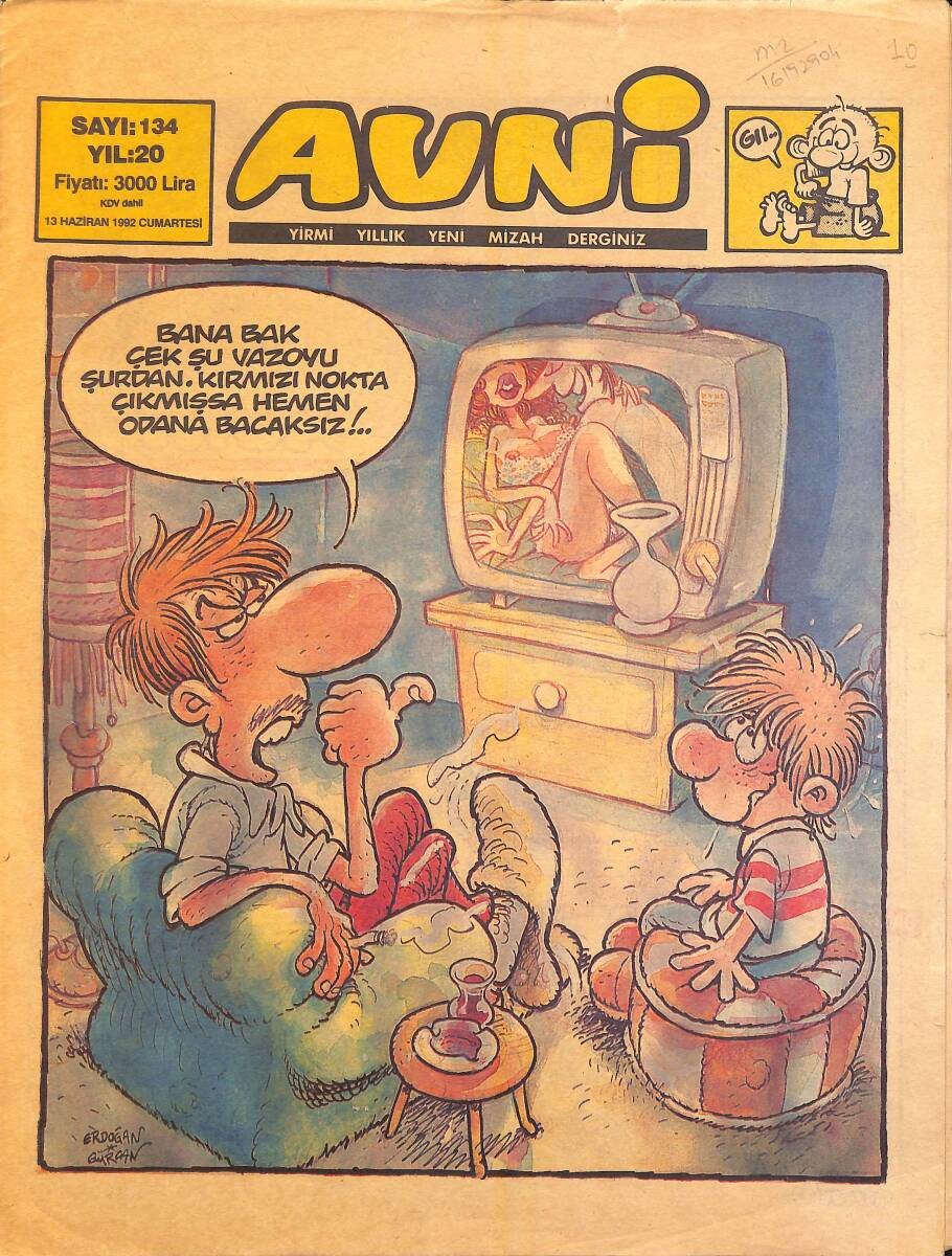 Avni Mizah Dergisi 13 Haziran 1992 Sayı 134 NDR95039 - 1