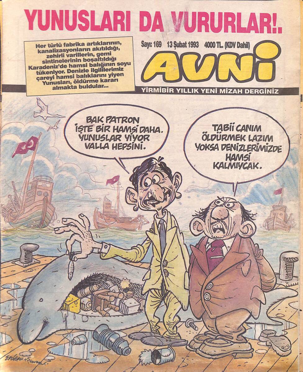 Avni Mizah Dergisi 13 Şubat 1993 Sayı 169 NDR95232 - 1