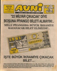 Avni Mizah Dergisi 15 Aralık 1990 Sayı 56 NDR94958 - Gökçekoleksiyon