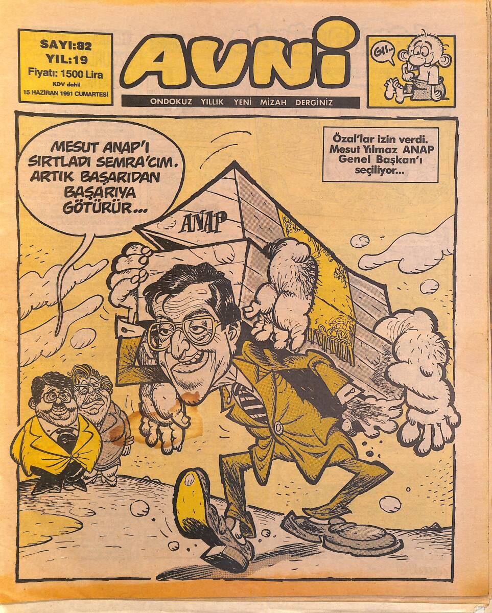 Avni Mizah Dergisi 15 Haziran 1991 Sayı 82 NDR95158 - 1
