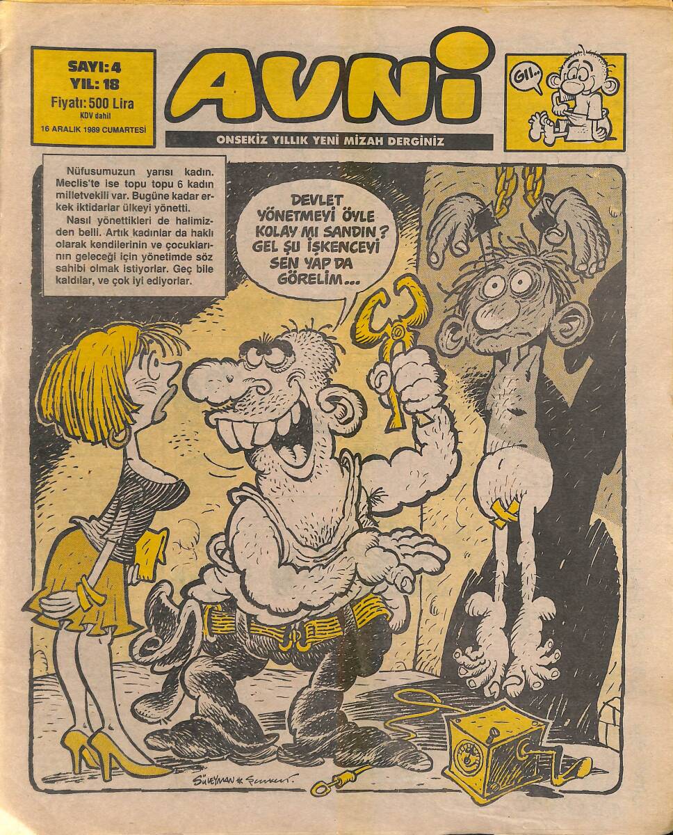 Avni Mizah Dergisi 16 Aralık 1989 Sayı 4 NDR94952 - 1