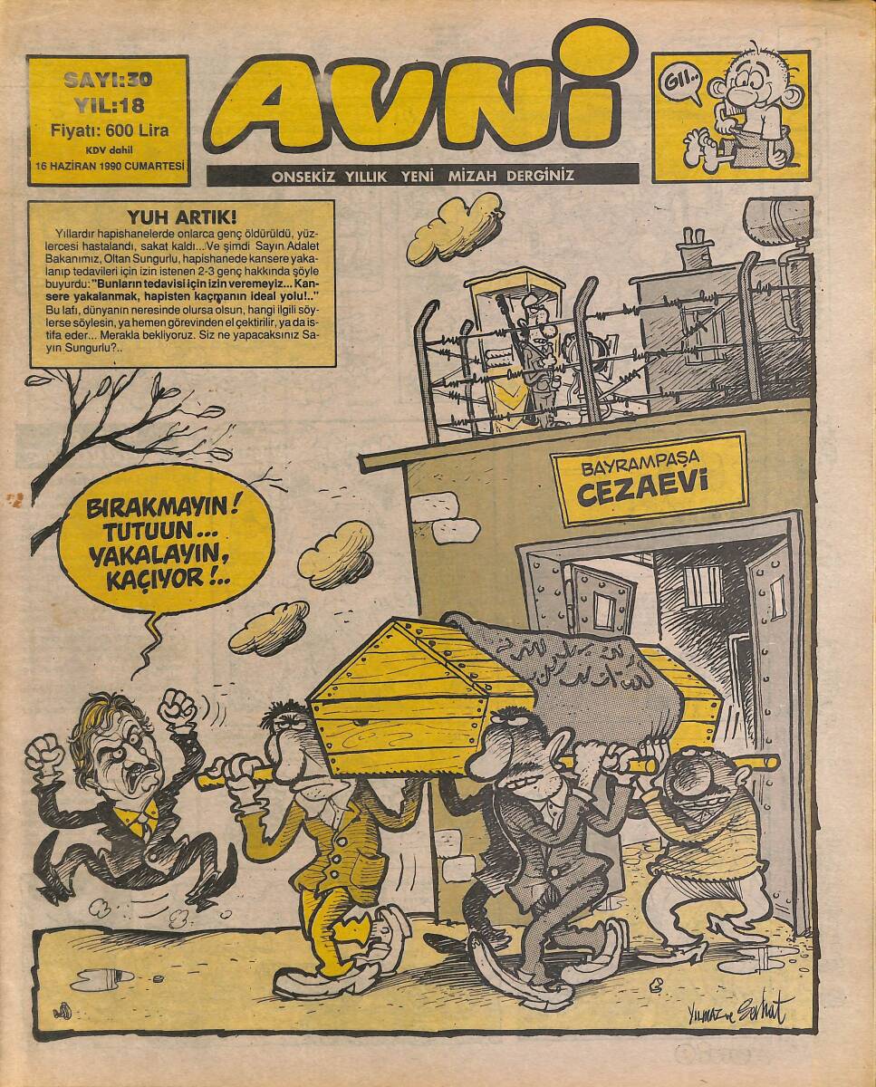 Avni Mizah Dergisi 16 Haziran 1990 Sayı 30 NDR94936 - 1