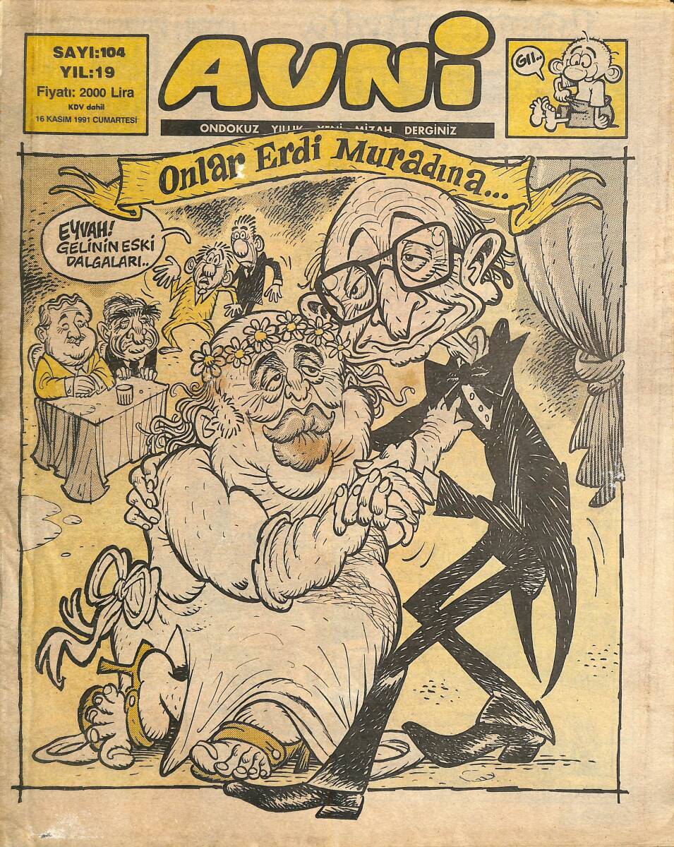 Avni Mizah Dergisi 16 Kasım 1991 Sayı 104 NDR94962 - 1