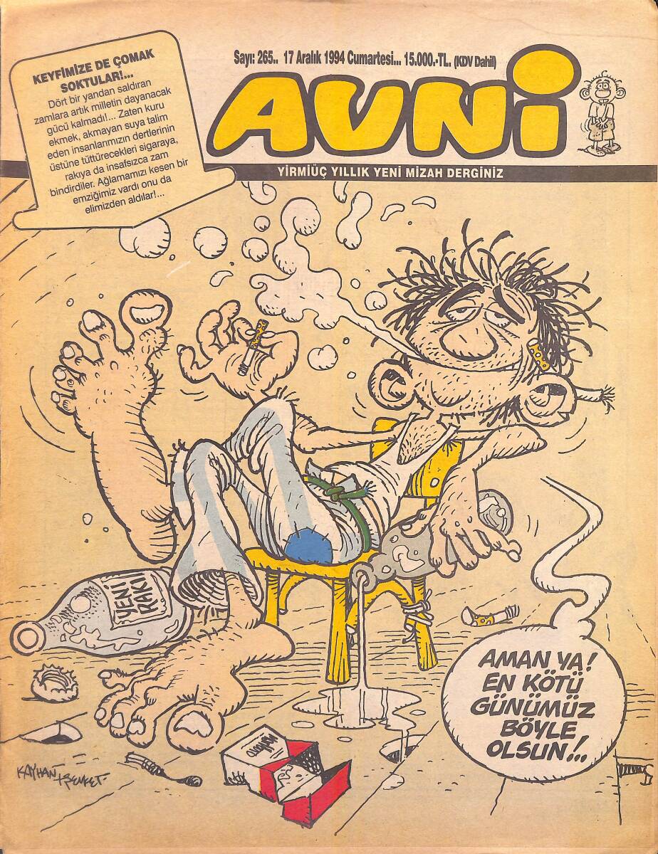 Avni Mizah Dergisi 17 Aralık 1994 Sayı 265 NDR95212 - 1