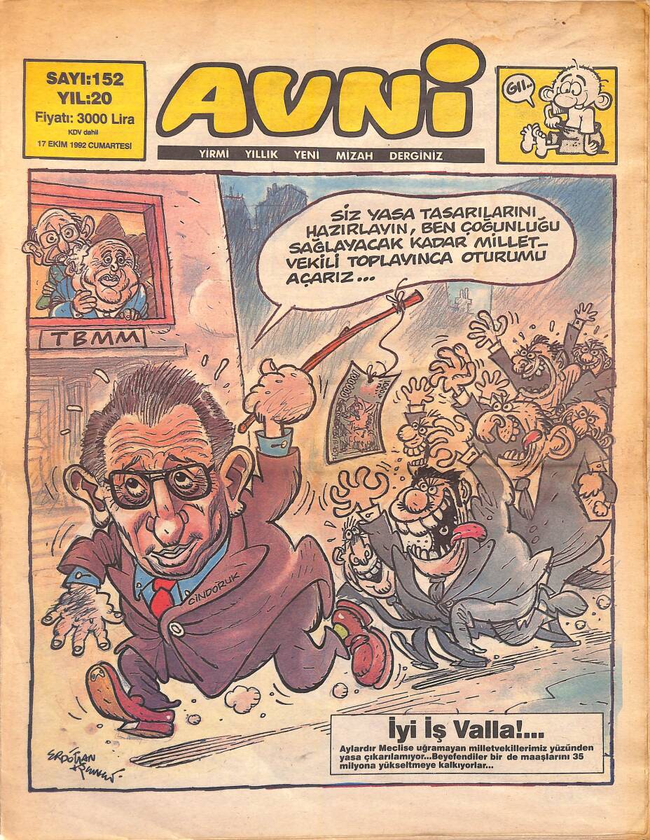Avni Mizah Dergisi 17 Ekim 1992 Sayı 152 NDR95022 - 1