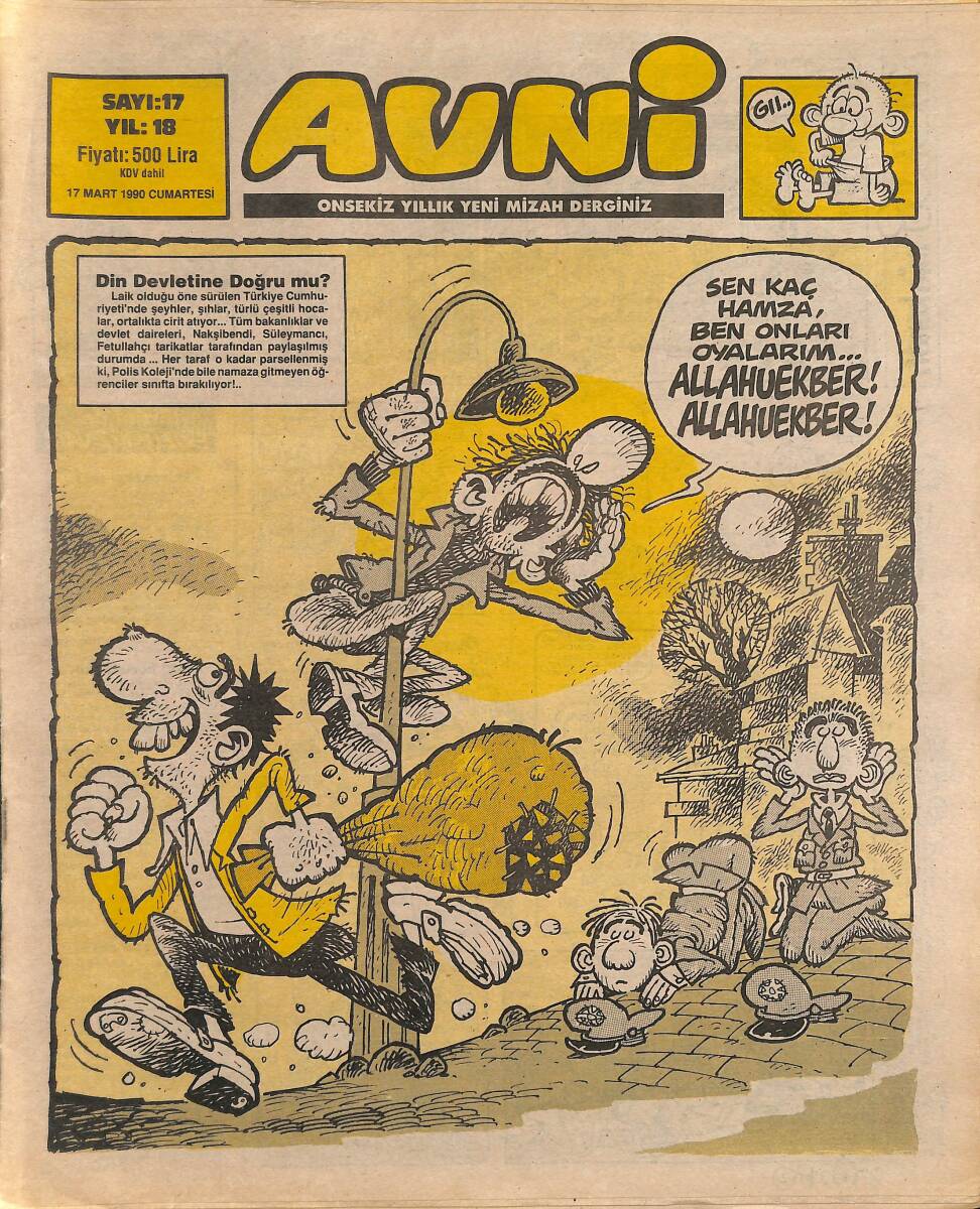 Avni Mizah Dergisi 17 Mart 1990 Sayı 17 NDR94983 - 1