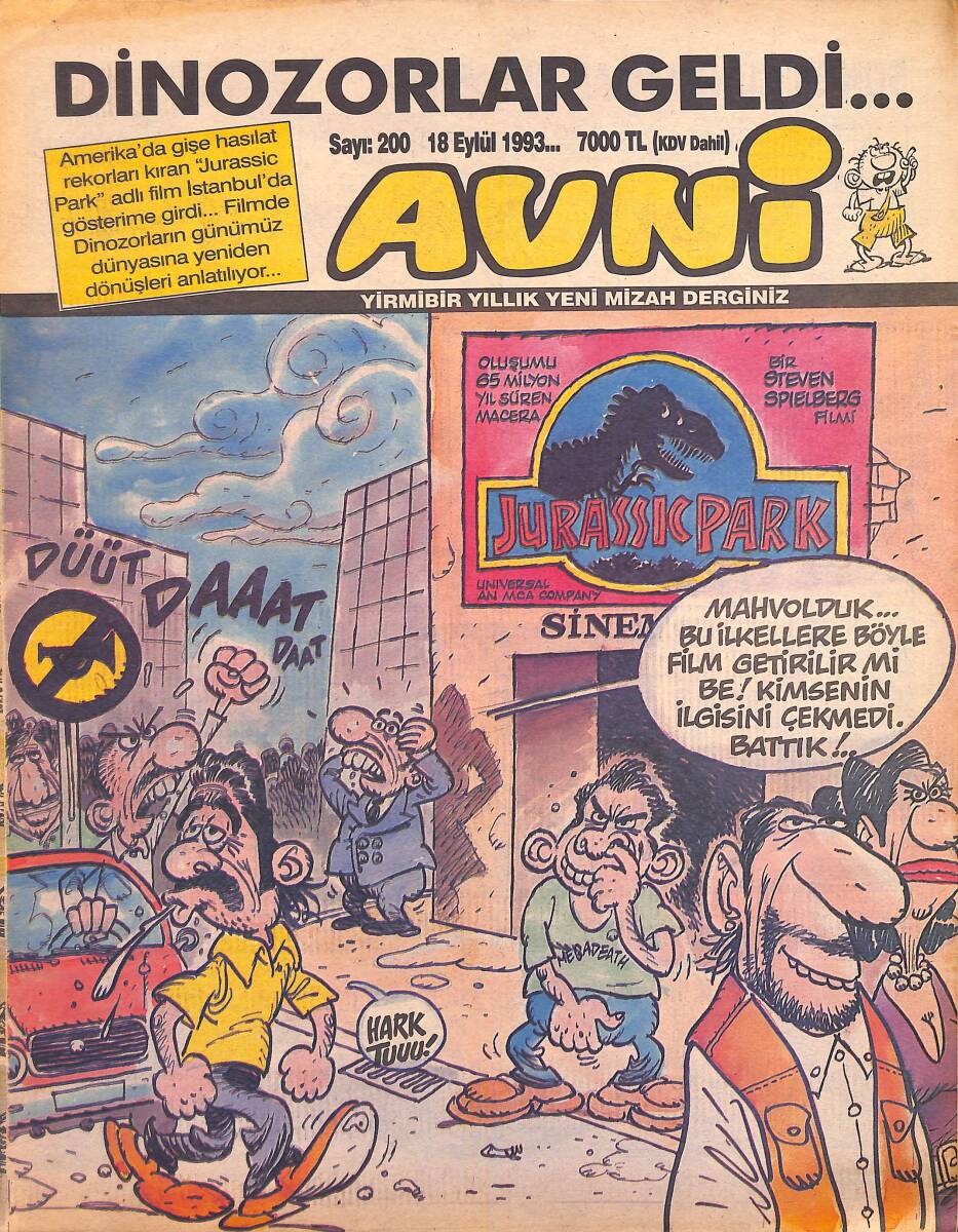 Avni Mizah Dergisi 18 Eylül 1993 Sayı 200 NDR95234 - 1
