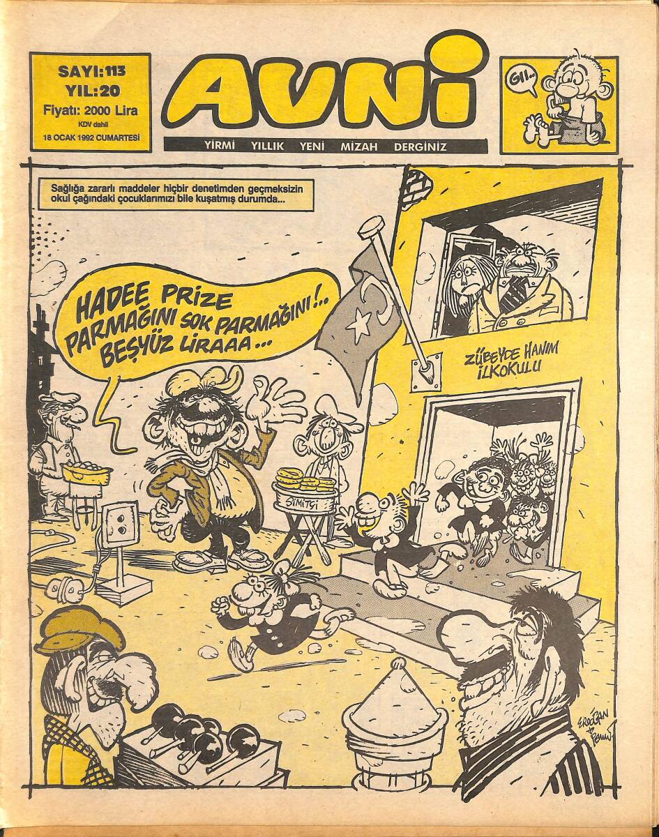 Avni Mizah Dergisi 18 Ocak 1992 Sayı 113 NDR94910 - 1