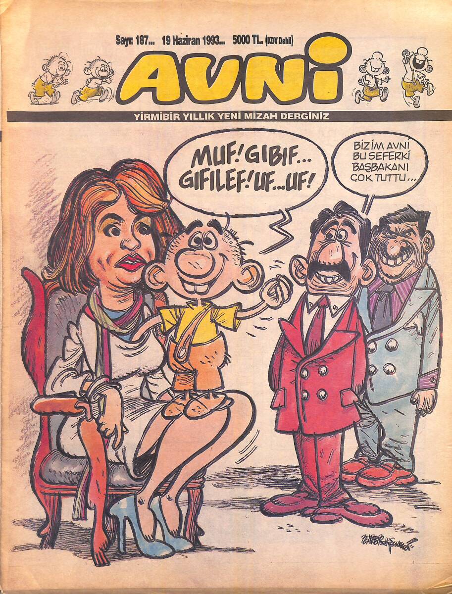 Avni Mizah Dergisi 19 Haziran 1993 Sayı 187 NDR95222 - 1