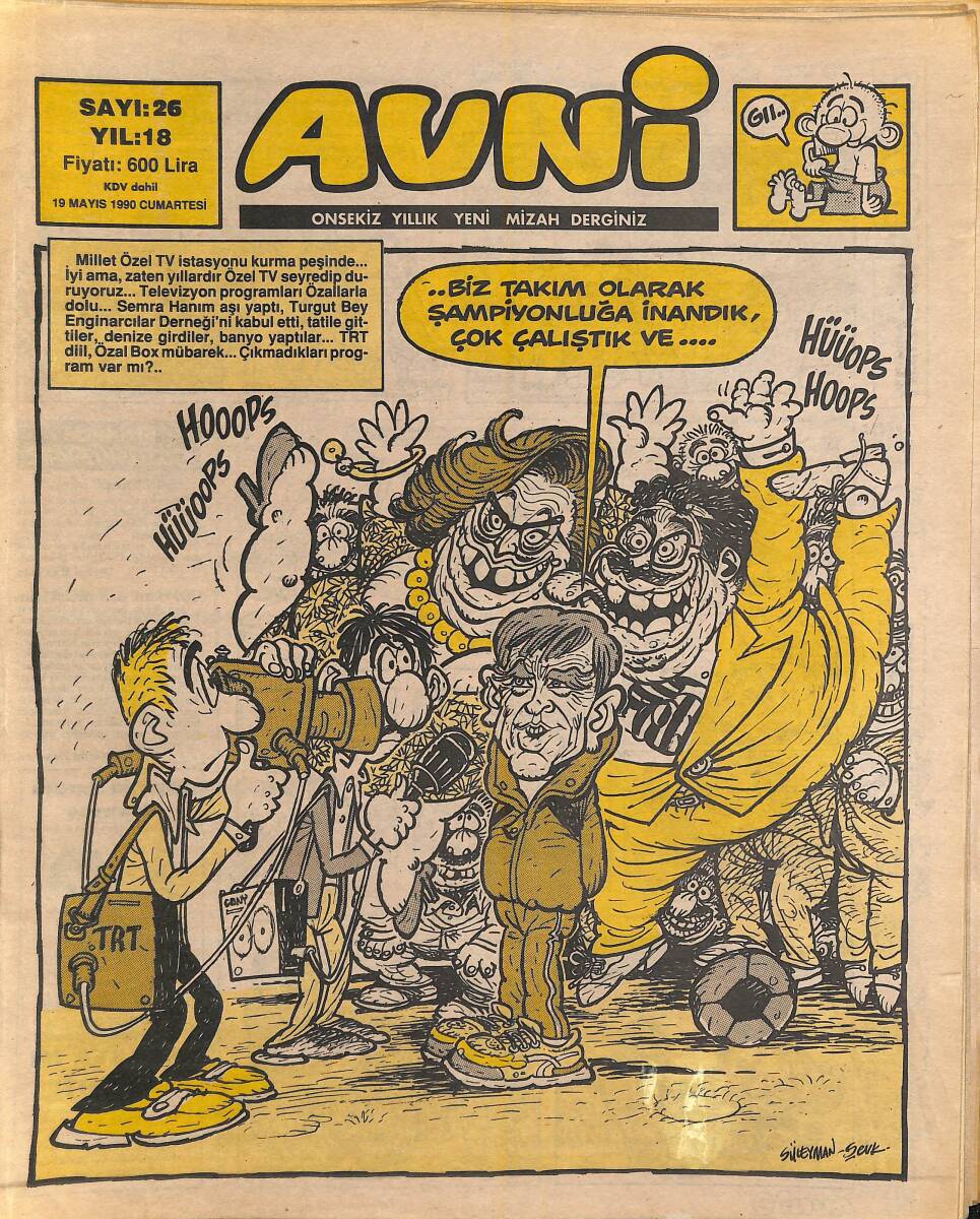 Avni Mizah Dergisi 19 Mayıs 1990 Sayı 26 NDR94940 - 1