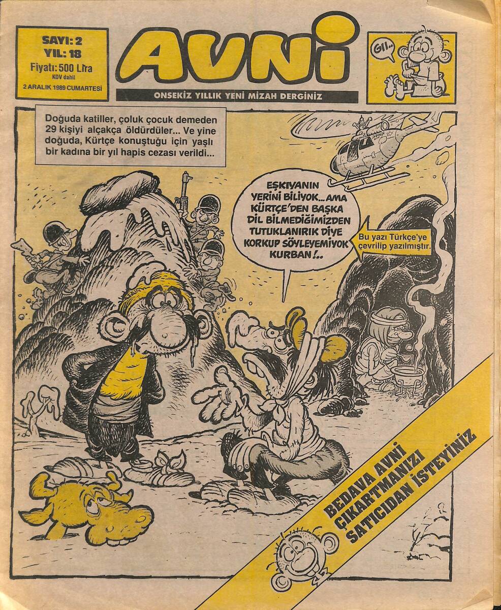 Avni Mizah Dergisi 2 Aralık 1989 Sayı 2 NDR94954 - 1