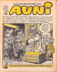 Avni Mizah Dergisi 2 Aralık 1995 Sayı 315 NDR95216 - Gökçekoleksiyon