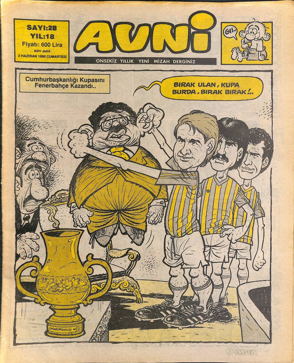 Avni Mizah Dergisi 2 Haziran 1990 Sayı 28 NDR94938 - 1