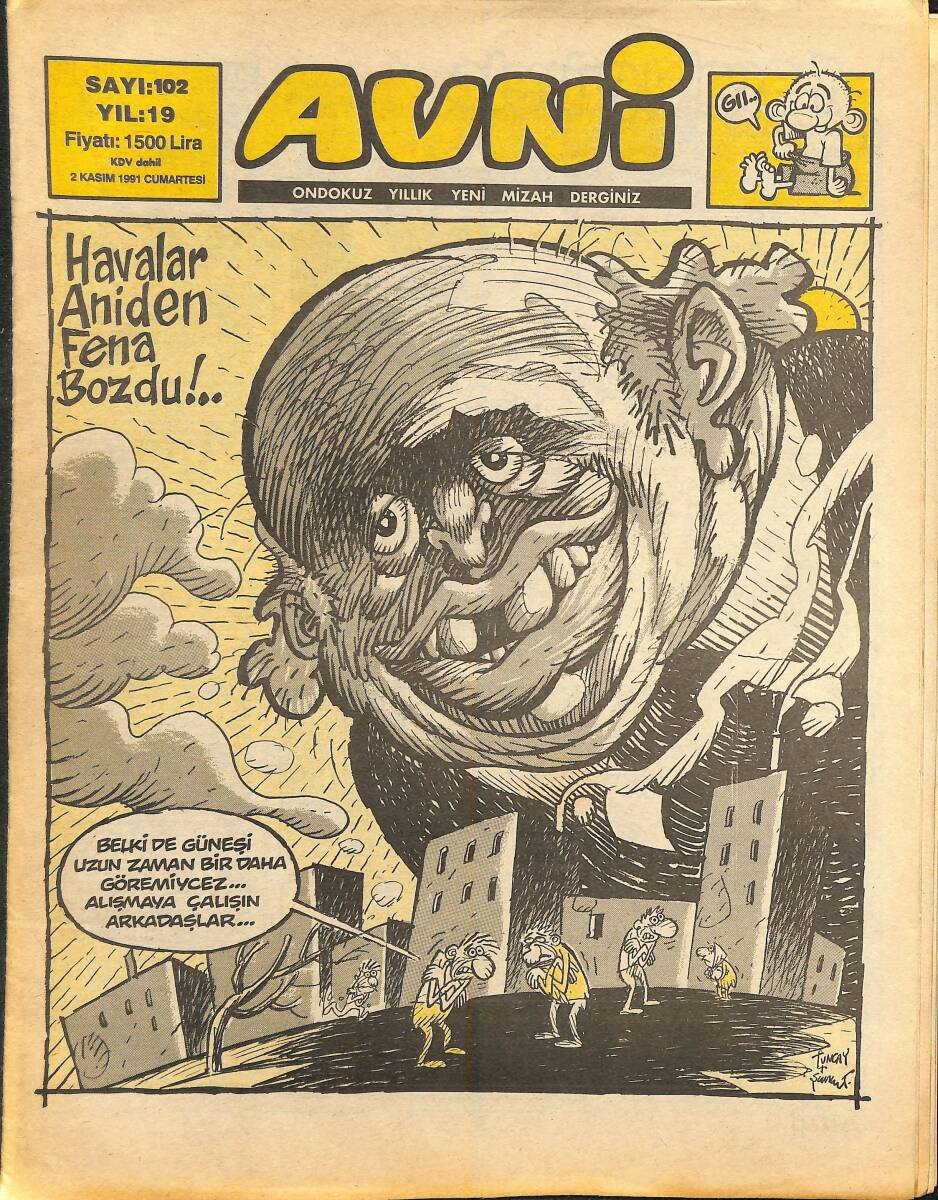Avni Mizah Dergisi 2 Kasım 1991 Sayı 102 NDR94964 - 1