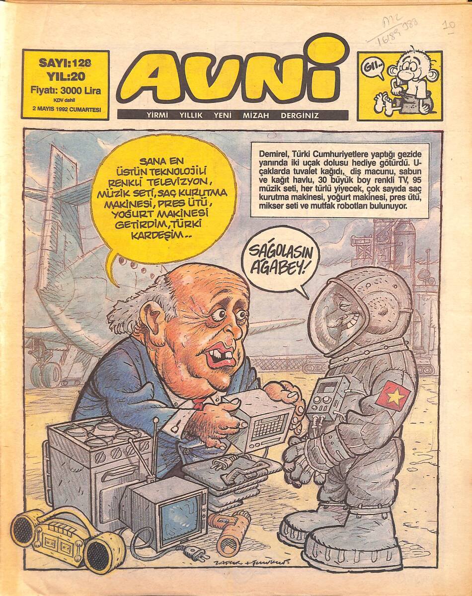 Avni Mizah Dergisi 2 Mayıs 1992 Sayı 128 NDR95168 - 1