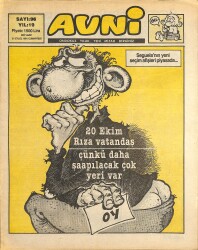 Avni Mizah Dergisi 21 Eylül 1991 Sayı 96 NDR94970 - Gökçekoleksiyon