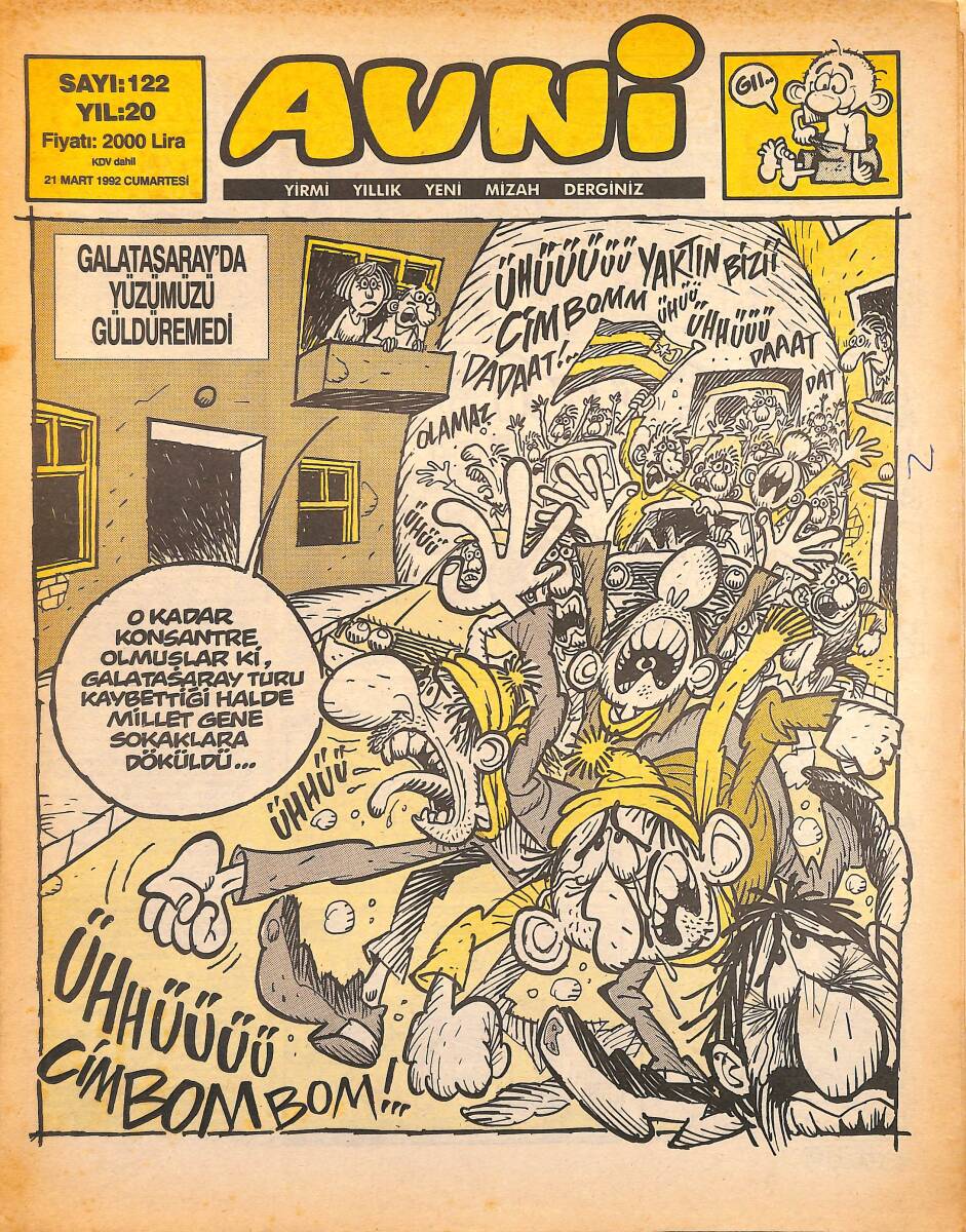 Avni Mizah Dergisi 21 Mart 1992 Sayı 122 NDR95174 - 1
