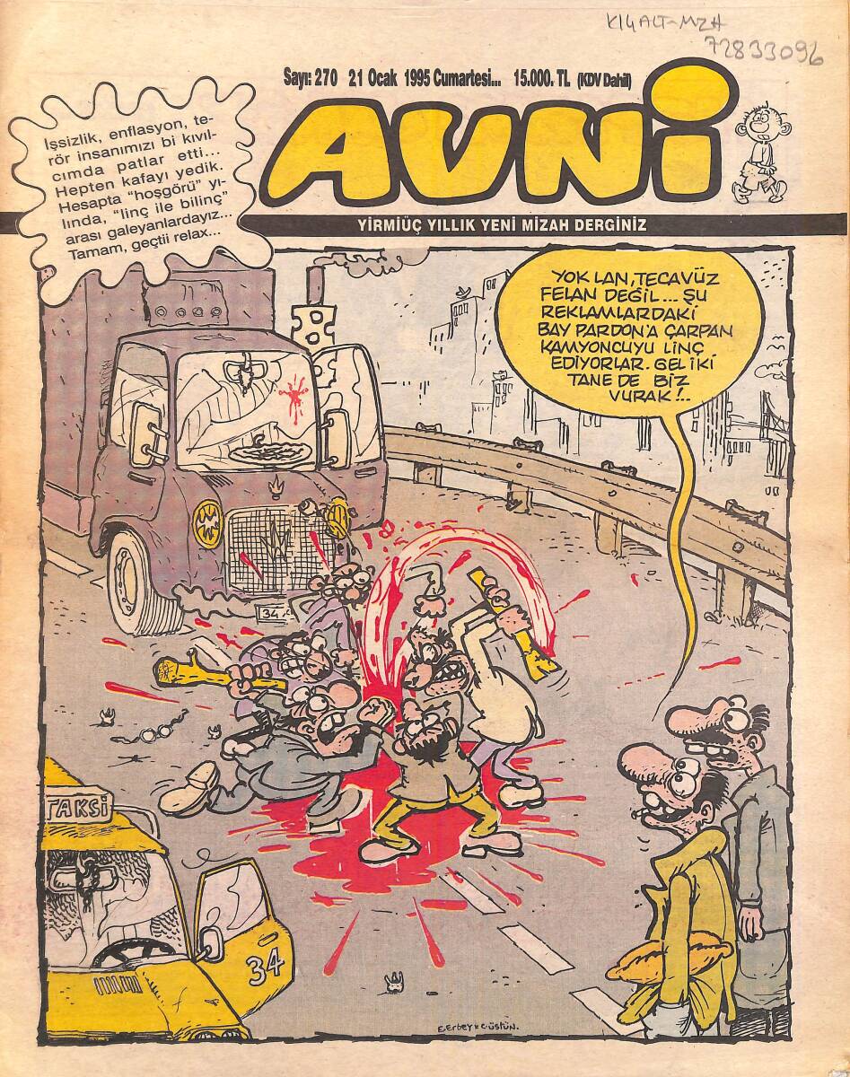 Avni Mizah Dergisi 21 Ocak 1995 Sayı 270 NDR95162 - 1