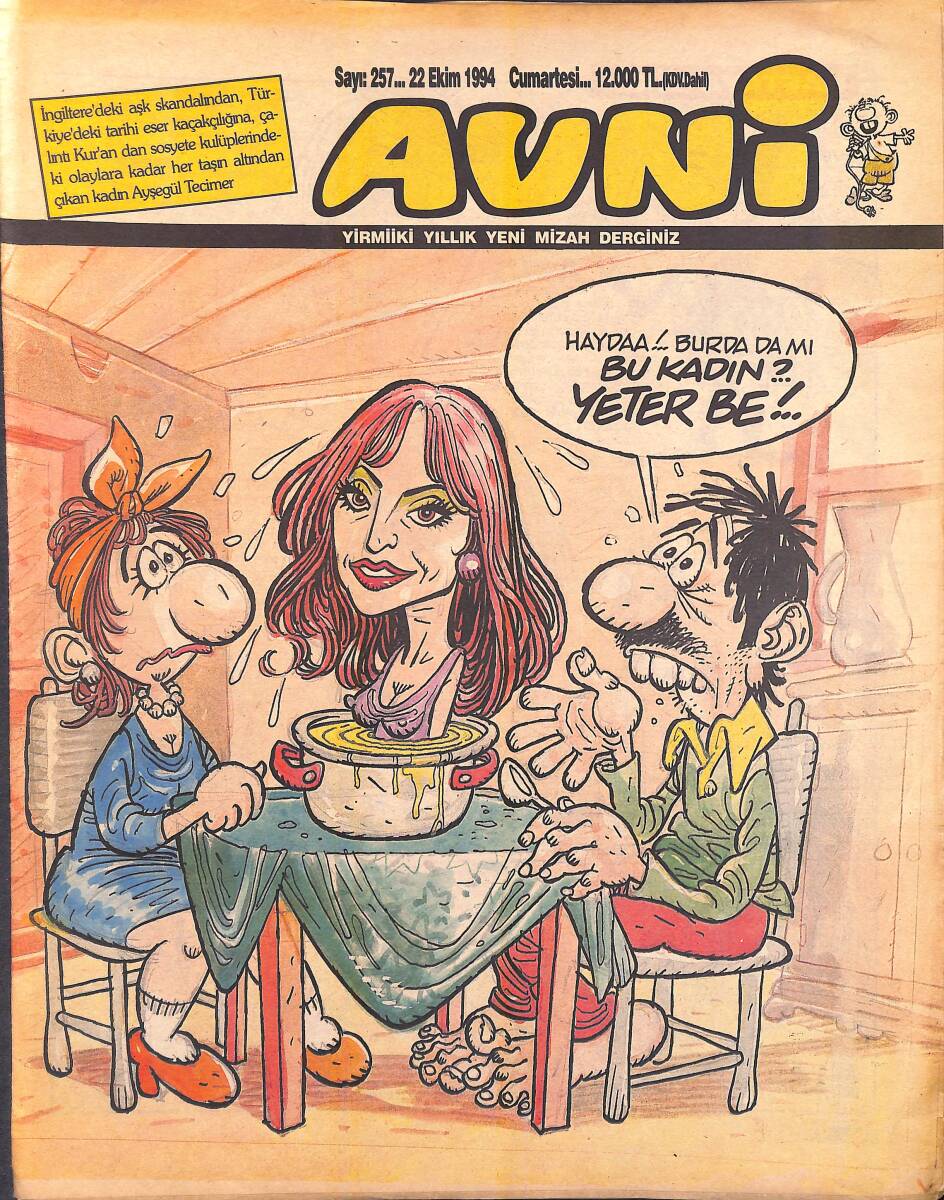 Avni Mizah Dergisi 22 Ekim 1994 Sayı 257 NDR95196 - 1