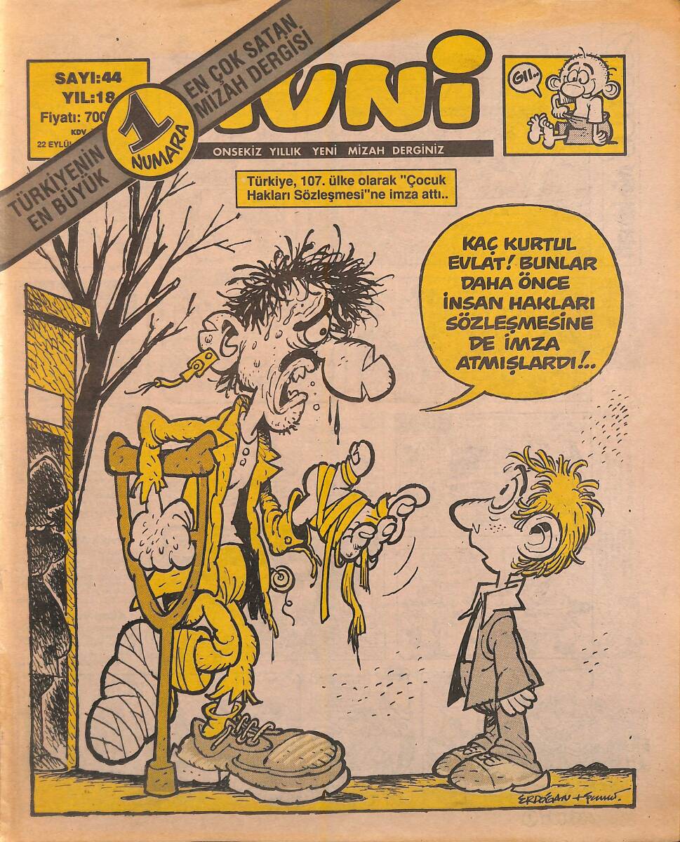 Avni Mizah Dergisi 22 Eylül 1990 Sayı 44 NDR95006 - 1