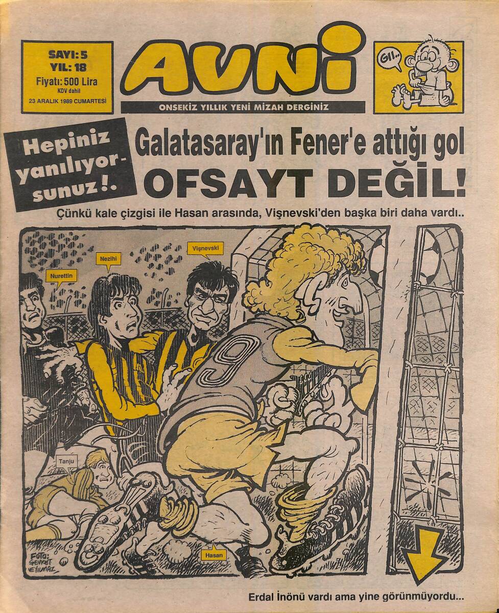 Avni Mizah Dergisi 23 Aralık 1989 Sayı 5 NDR94951 - 1