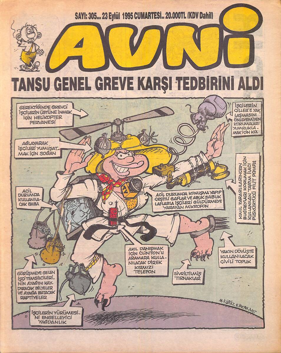 Avni Mizah Dergisi 23 Eylül 1995 Sayı 305 NDR95218 - 1