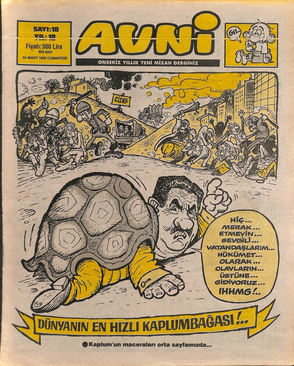 Avni Mizah Dergisi 24 Mart 1990 Sayı 18 NDR94982 - 1