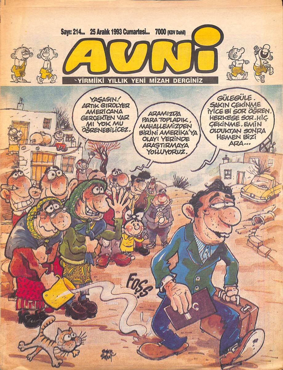 Avni Mizah Dergisi 25 Aralık 1993 Sayı 214 NDR95250 - 1