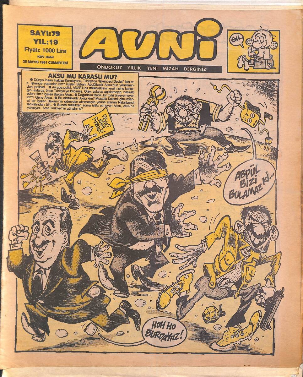 Avni Mizah Dergisi 25 Mayıs 1991 Sayı 79 NDR95161 - 1