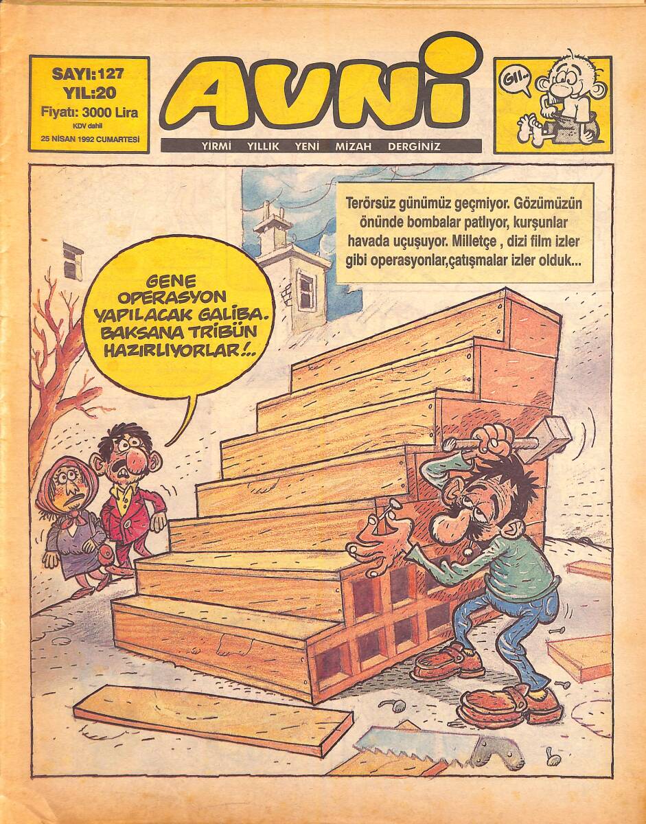 Avni Mizah Dergisi 25 Nisan 1992 Sayı 127 NDR95169 - 1