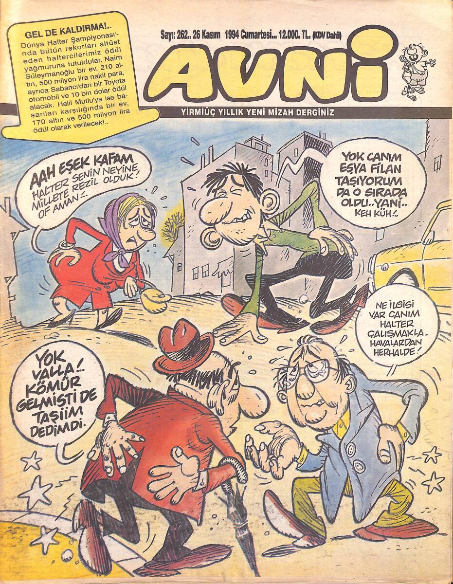 Avni Mizah Dergisi 26 Kasım 1994 Sayı 262 NDR95213 - 1