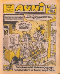 Avni Mizah Dergisi 26 Ocak 1991 Sayı 62 NDR95001 - Gökçekoleksiyon